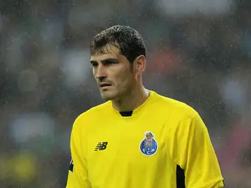 Iker Casillas, en su debut en Champions con el Oporto Iker Casillas, en su debut en Champions con el Oporto