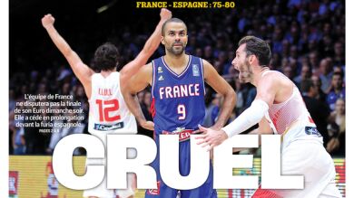 La España de Gasol asalta la primera portada pequeña de 'L'Équipe'