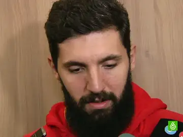 Nikola Mirotic, hablando con los medios Nikola Mirotic, hablando con los medios
