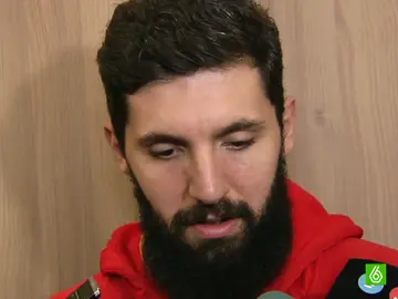 Nikola Mirotic, hablando con los medios Nikola Mirotic, hablando con los medios