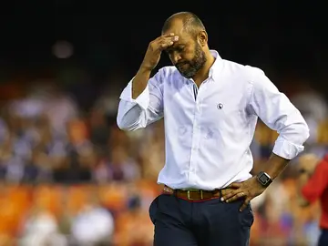 Nuno, durante un partido de Liga Nuno, durante un partido de Liga