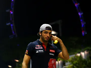 Carlos Sainz, en Marina Bay Carlos Sainz, en Marina Bay