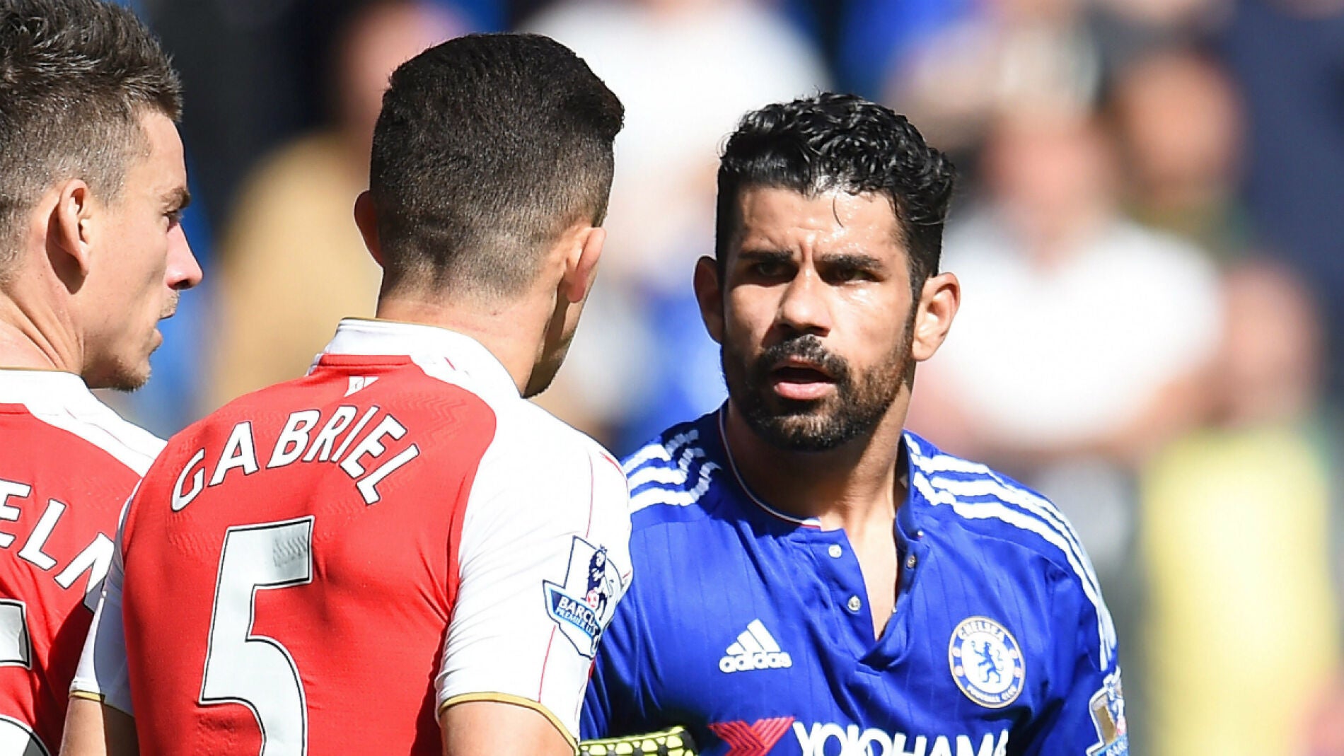 Diego Costa, enfrentado con Gabriel
