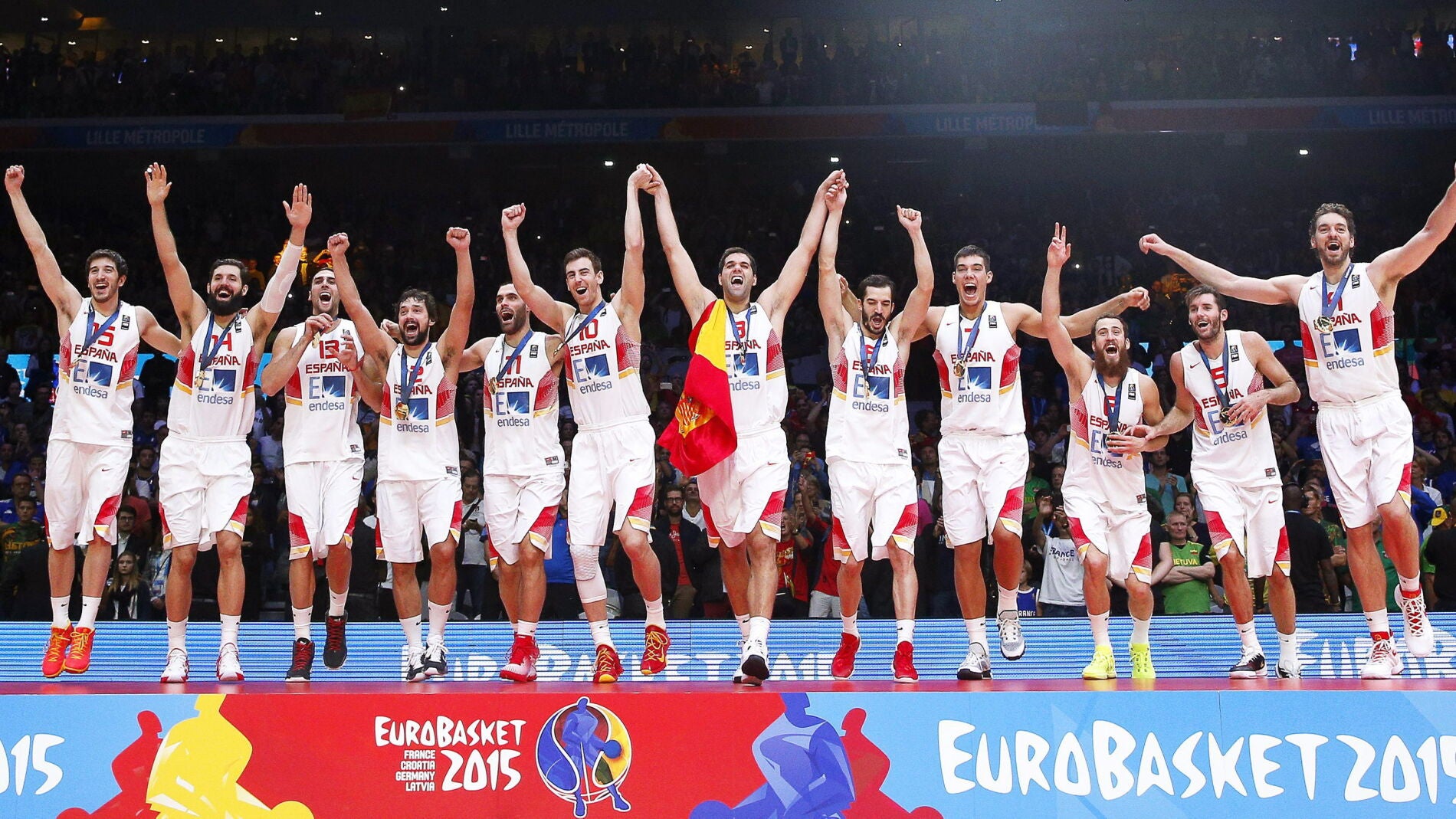 Espa&ntilde;a, campeona de Europa de baloncesto por tercera vez 