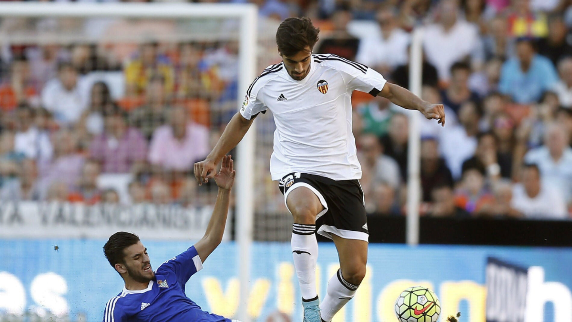 Andre Gomes, durante el partido contra el Betis