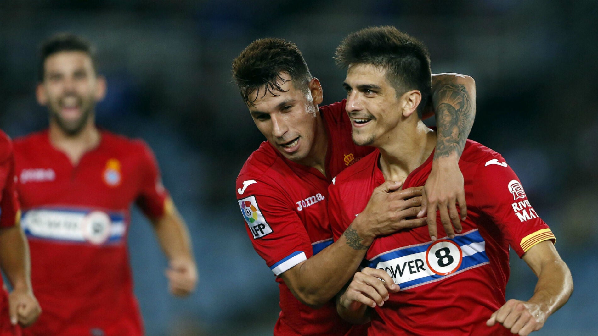 Gerard Moreno celebra un gol