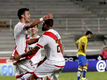 Javi Guerra celebra su gol contra Las Palmas Javi Guerra celebra su gol contra Las Palmas