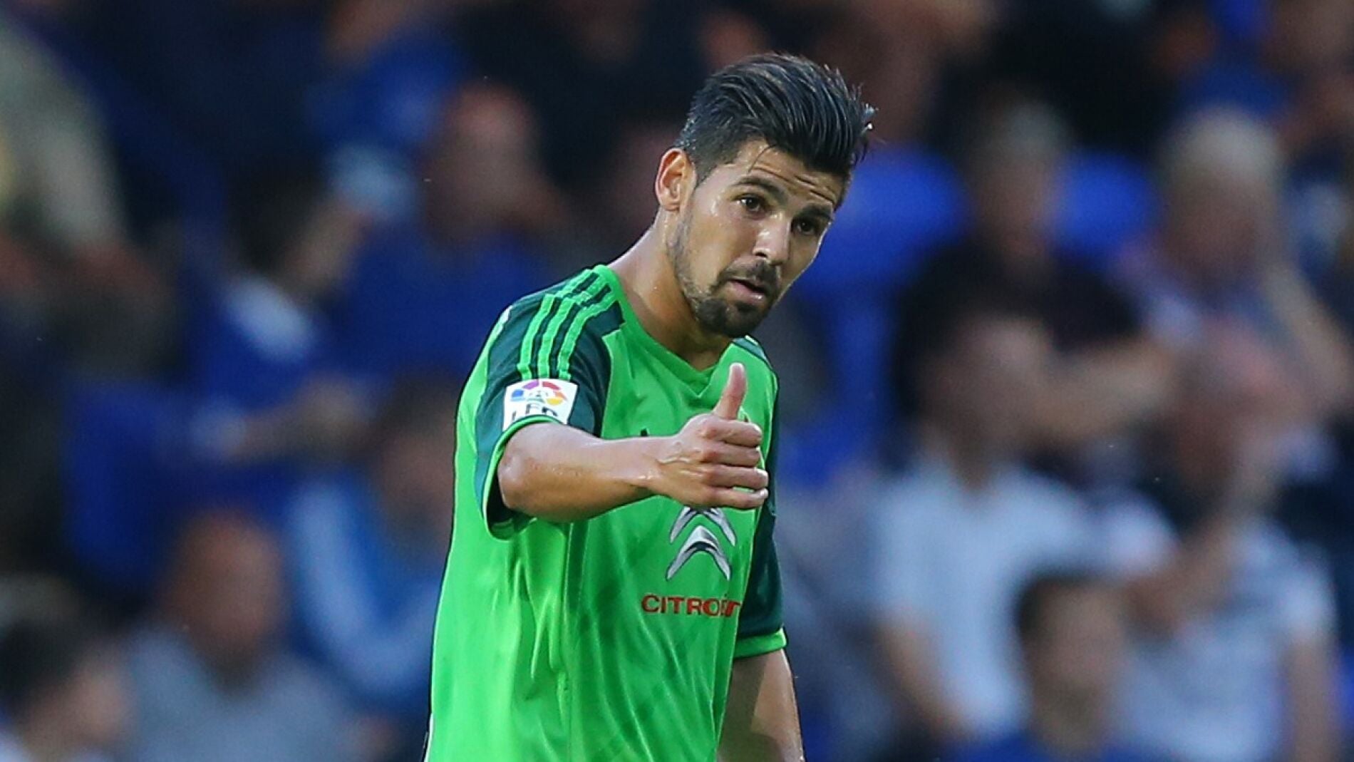 El delantero del Celta, Nolito