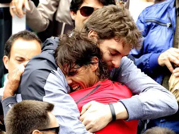 Nadal y Gasol, dos grandes amigos Nadal y Gasol, dos grandes amigos