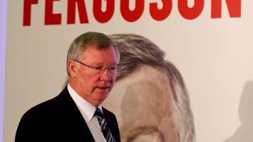 Alex Ferguson, durante la presentación de su libro