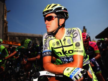 Alberto Contador, durante el Tour de Francia