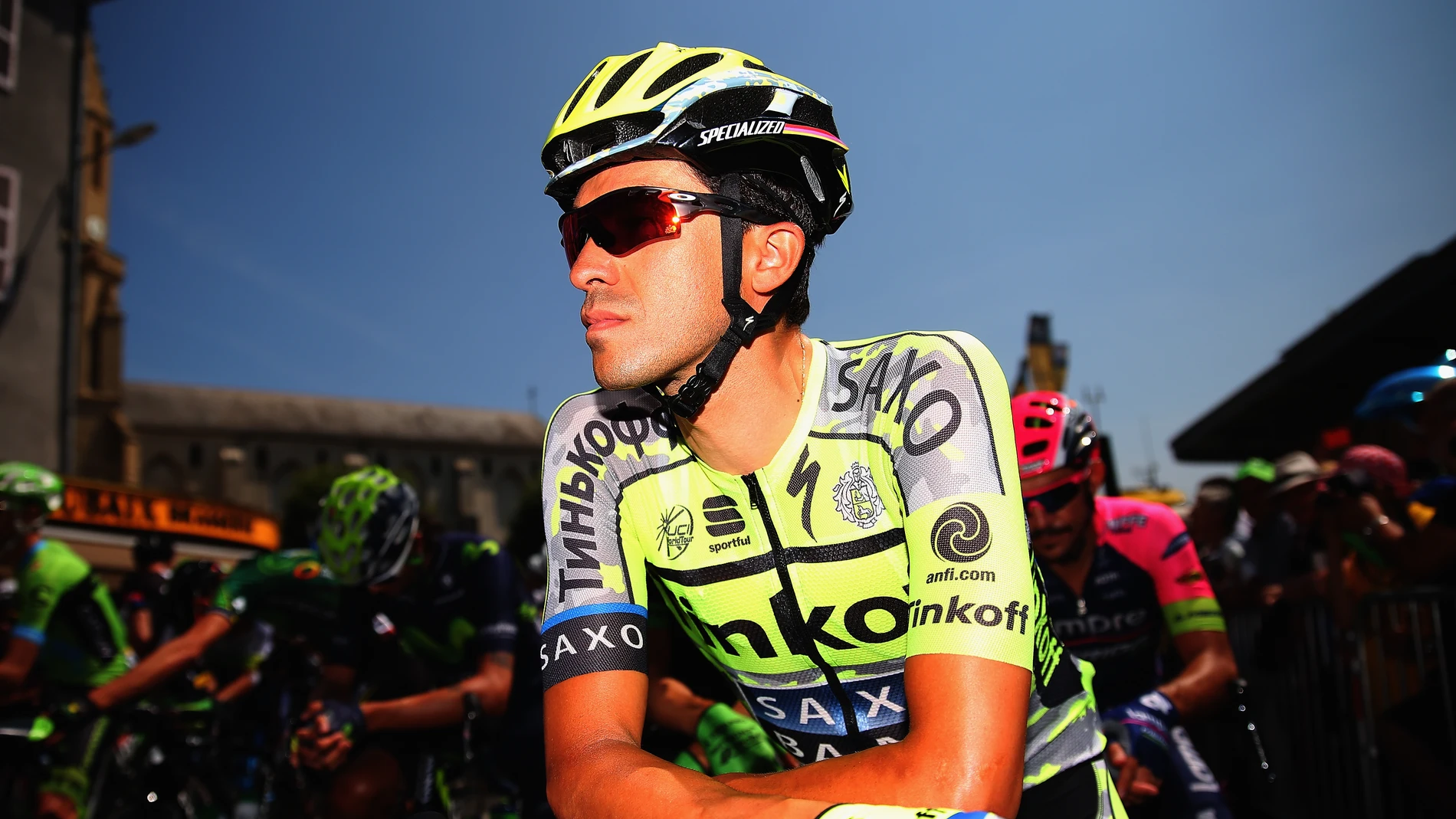 Alberto Contador, durante el Tour de Francia Alberto Contador, durante el Tour de Francia