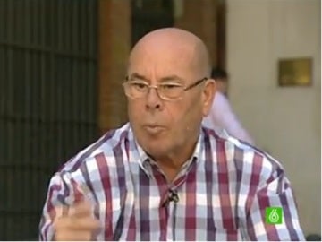 Miguel Reina durante una entrevista