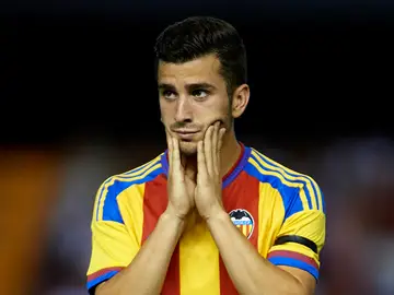 José Luis Gayá, durante un encuentro con el Valencia José Luis Gayá, durante un encuentro con el Valencia