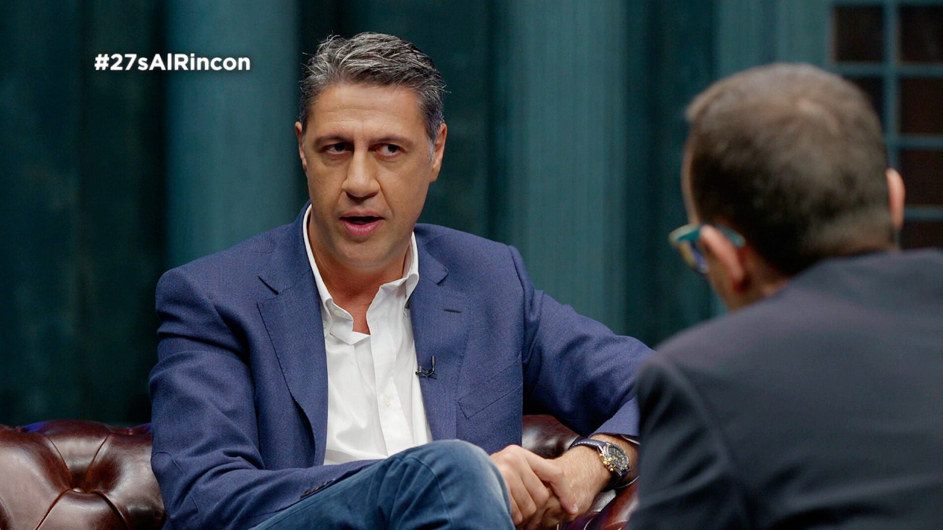 Xavier Albiol con Risto Mejide
