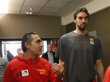 Gasol y Scariolo Gasol y Scariolo