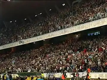 La afición del Celta en Balaídos La afición del Celta en Balaídos
