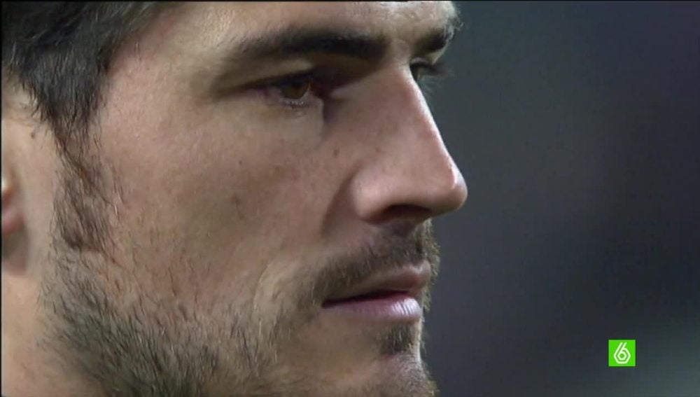 Iker Casillas, cariacontecido