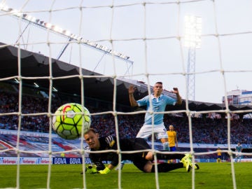 Ter Stegen recibe un gol en Balaídos