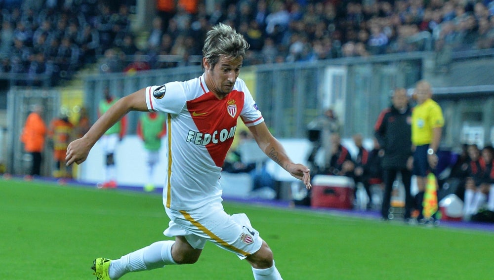 Coentrao, durante un partido con el Mónaco