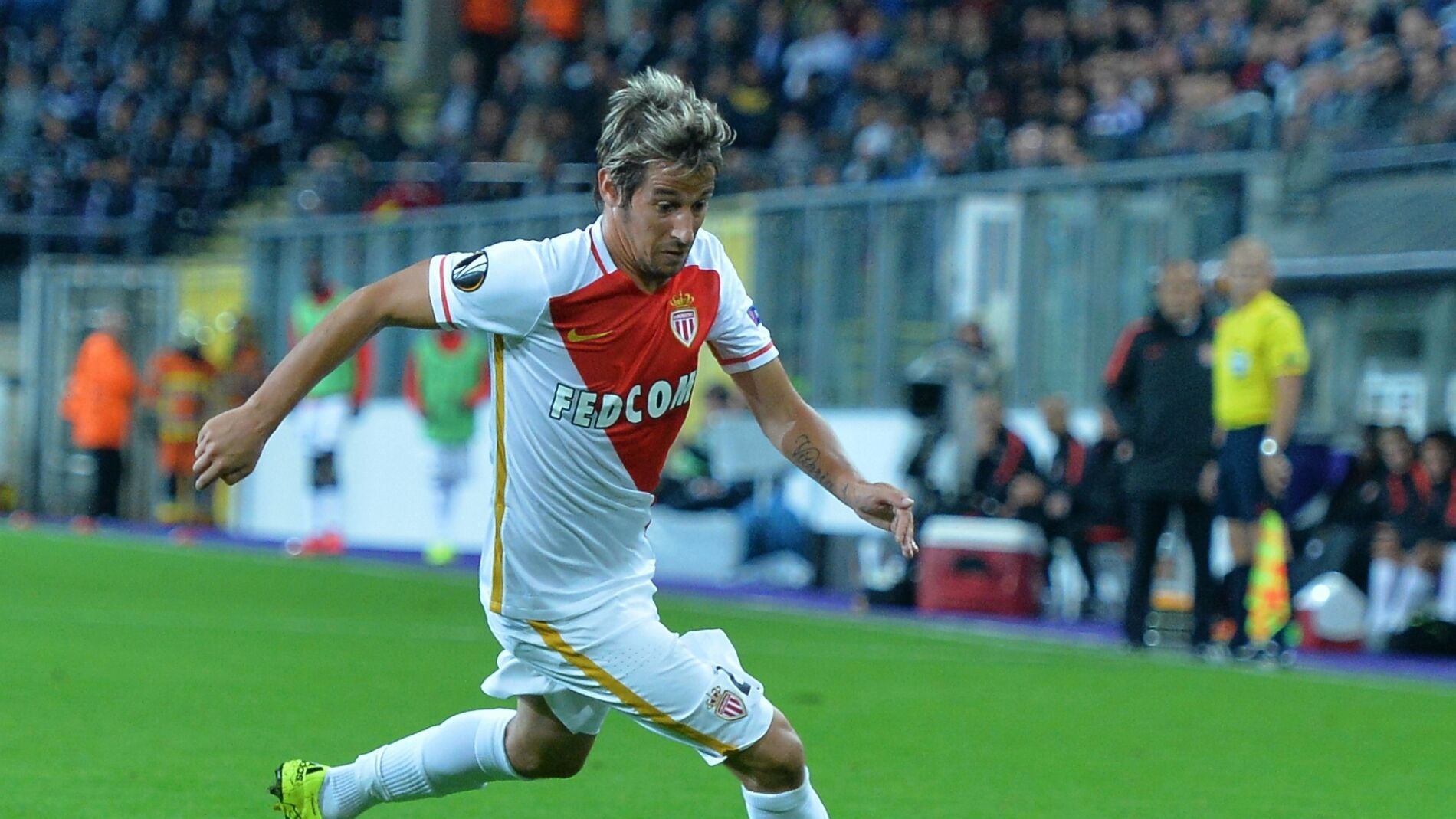 Coentrao, durante un partido con el M&oacute;naco