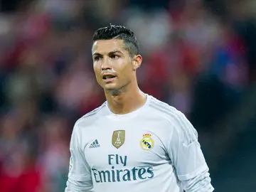 Cristiano, durante el partido contra el Athletic en San Mamés Cristiano, durante el partido contra el Athletic en San Mamés