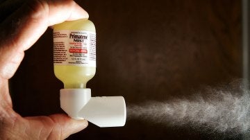 Inhalador para los afectados por asma