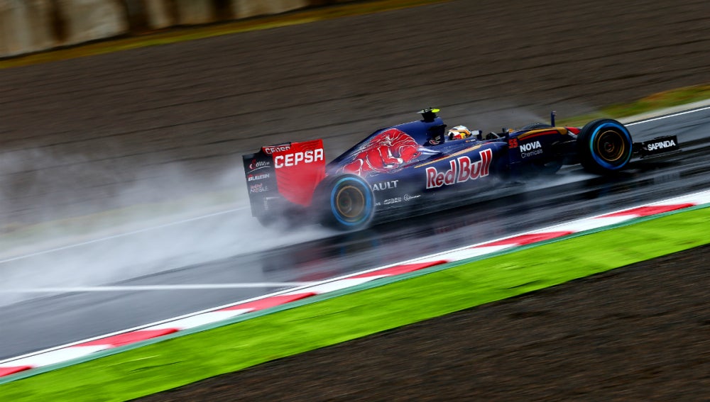 Sainz, en la lluvia de Japón