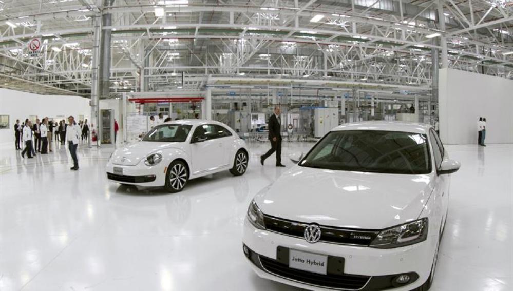 Modelos de Volkswagen en exposición
