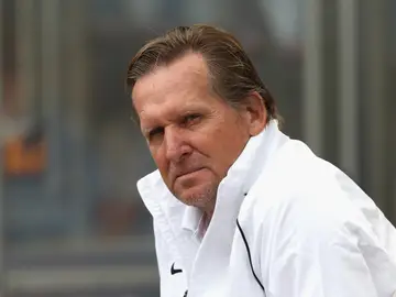 El entrenador Bernd Schuster El entrenador Bernd Schuster