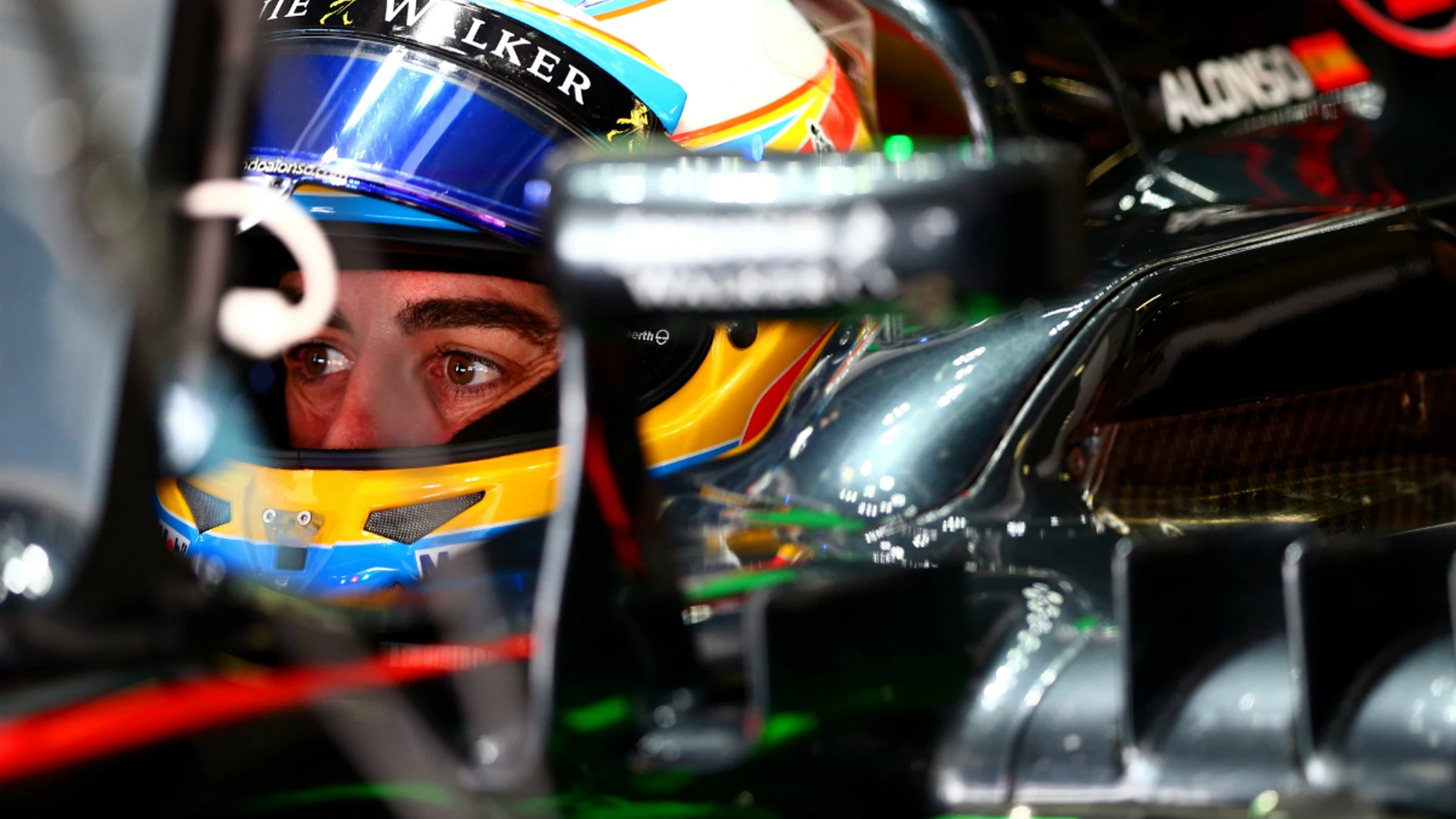 Alonso, en su McLaren