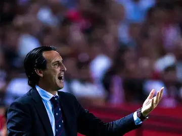 Unai Emery, dirigiendo al Sevilla Unai Emery, dirigiendo al Sevilla