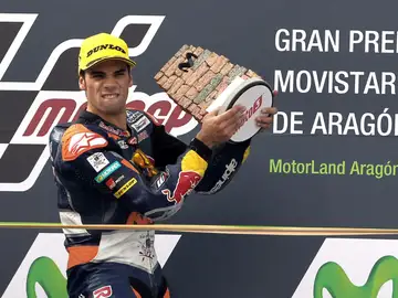 Oliveira, en el podio de Motorland Oliveira, en el podio de Motorland