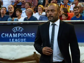 Nuno Espirito Santo, durante un partido de Champions League Nuno Espirito Santo, durante un partido de Champions League