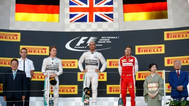 Hamilton enfila el Mundial al ganar en Suzuka con Sainz 10º y Alonso 11º