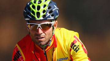 Alejandro Valverde con la selección española de ciclismo