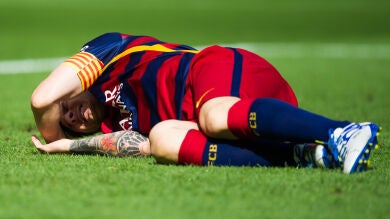 El largo historial de lesiones de Messi