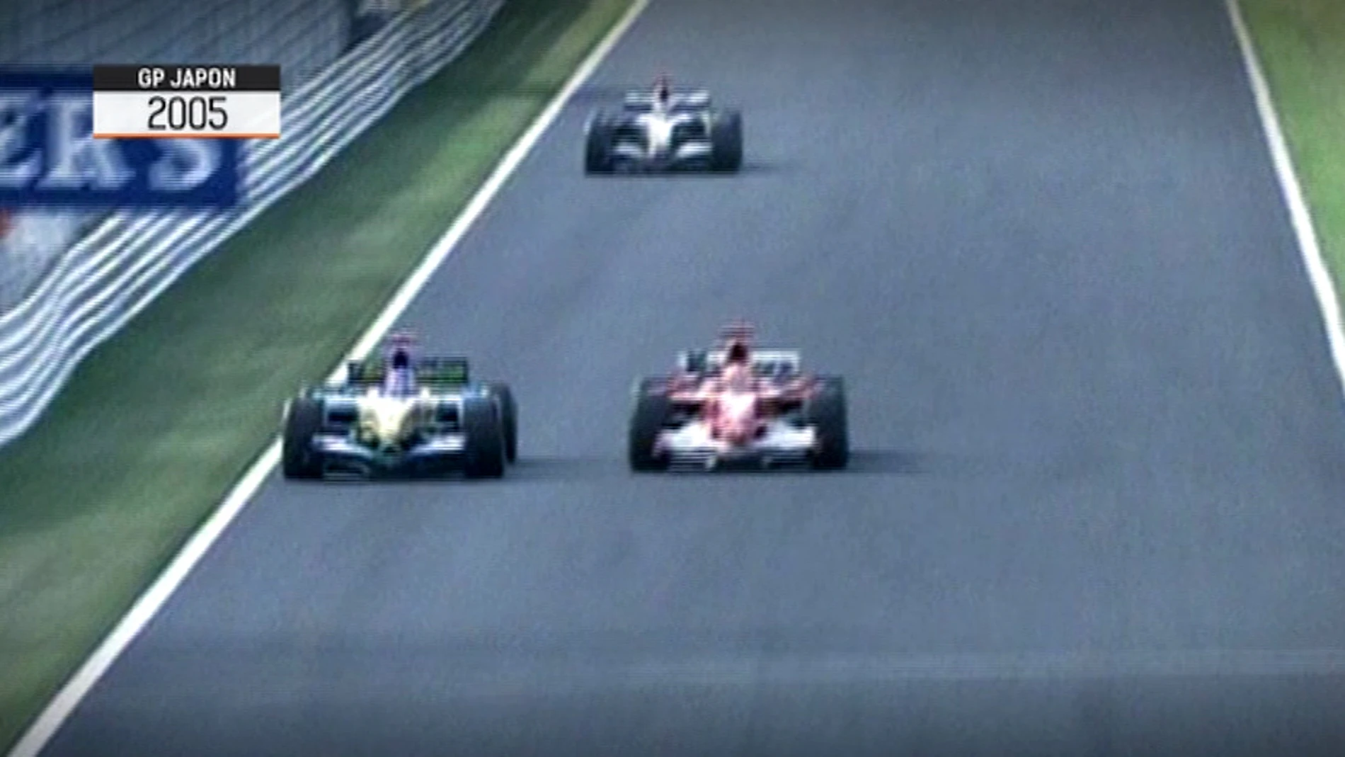 Adelantamiento de Alonso a Schumacher en la 130R