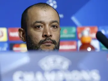 Nuno, durante la rueda de prensa Nuno, durante la rueda de prensa