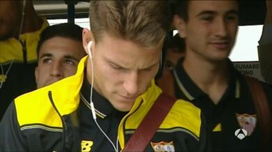 El Sevilla aterriza en Turín sin Vitolo ni Llorente 
