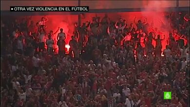 Los radicales del Benfica casi provocan una tragedia en el Calderón