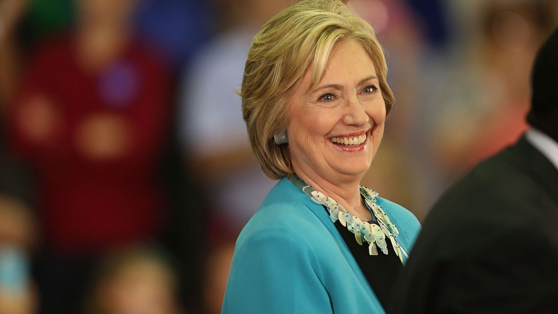 La precandidata dem&oacute;crata a la presidencia de EEUU, Hillary Clinton