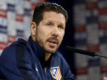 Diego Simeone, en rueda de prensa Diego Simeone, en rueda de prensa