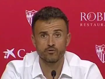Luis Enrique en rueda de prensa Luis Enrique en rueda de prensa