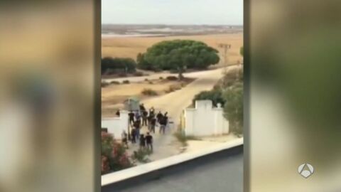 Batalla campal entre los aficionados del C&aacute;diz B y del Jerez