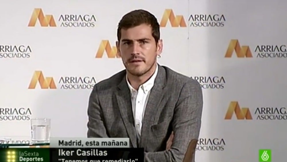 Iker Casillas, en un acto publicitario