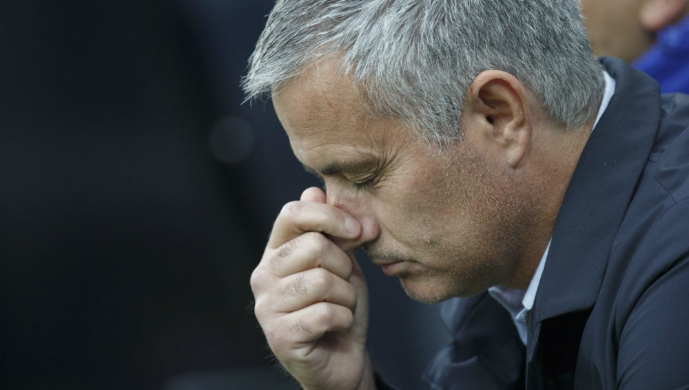 José Mourinho, durante un partido con el Chelsea