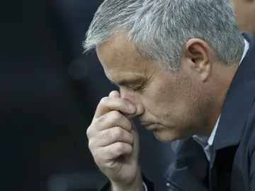 José Mourinho, durante un partido con el Chelsea José Mourinho, durante un partido con el Chelsea