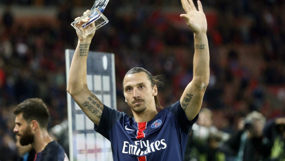 Zlatan Ibrahimovic, tras batir el récord de goles del PSG