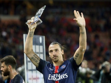 Zlatan Ibrahimovic, tras batir el récord de goles del PSG